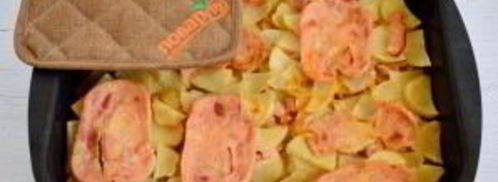 запеканка картофельная под горчичным соусом. Шаг 6