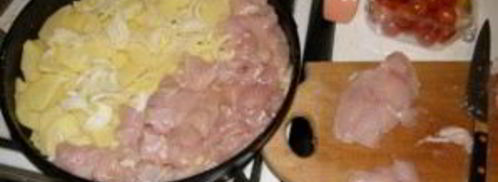 запеканка с картошкой и курицей. Шаг 3