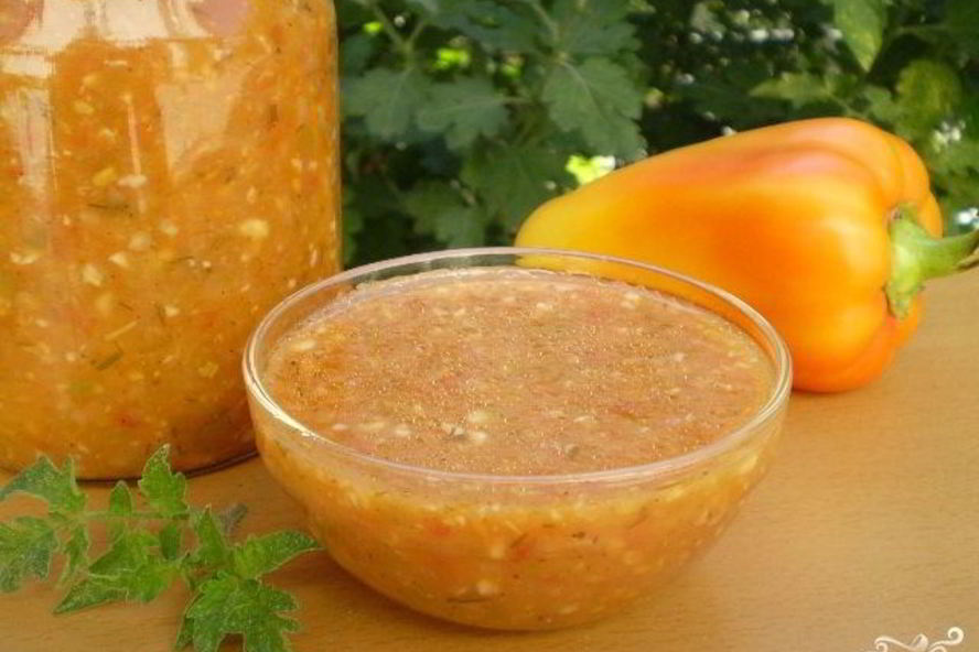 Рецепт аджики домашней острой