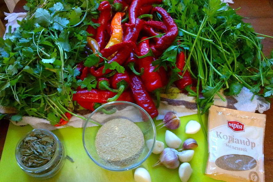 Рецепт аджики грузинской