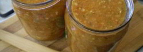 аджика из помидоров и перца с чесноком. Шаг 9