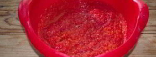 аджика из сладкого перца. Шаг 2