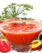 Аджика из слив с яблоками