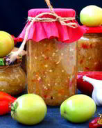 Аджика из зеленых помидоров