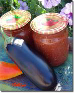 Аджика с баклажанами