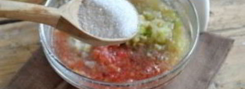 аджика с хреном сырая. Шаг 7