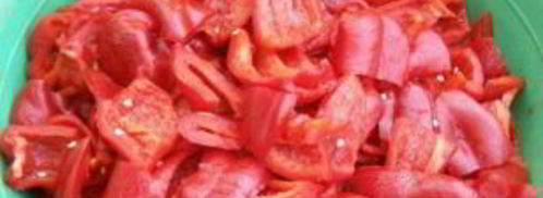 аджика с яблоками и помидорами. Шаг 2