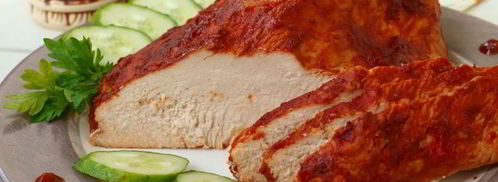 филе индейки запеченное в томатно-соевом соусе с аджикой. Шаг 5