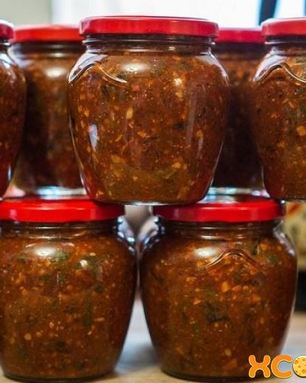 Кавказская аджика на зиму