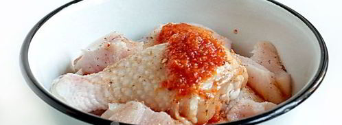 курица в маринаде из аджики. Шаг 3