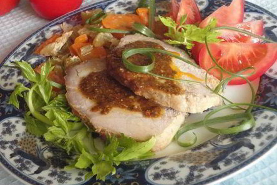 Рецепт мясной трапезы с аджикой