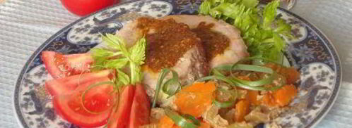 мясная трапеза с аджикой. Шаг 4