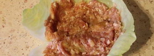 рулетики из капусты, запеченные в аджике. Шаг 6