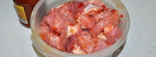 свинина, тушенная с аджикой. Шаг 2