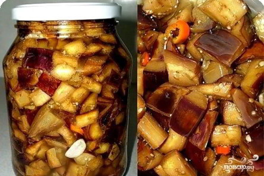 Рецепт баклажанов на зиму