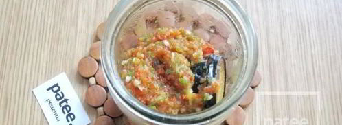 баклажаны с перцем болгарским на зиму. Шаг 11