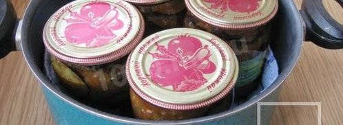 баклажаны с перцем болгарским на зиму. Шаг 13