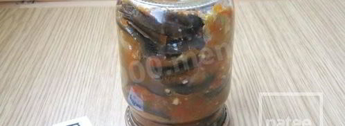 баклажаны с перцем болгарским на зиму. Шаг 14