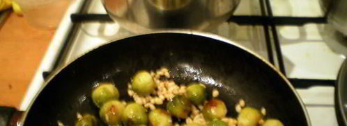 брюссельская капуста с орешками и джемом. Шаг 5