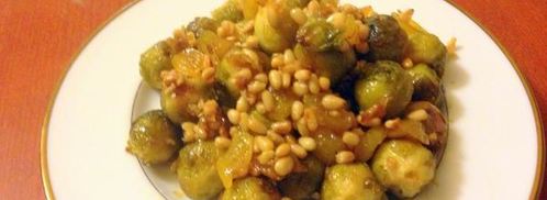 брюссельская капуста с орешками и джемом. Шаг 9