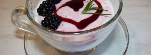 десерт с ежевичным джемом. Шаг 3