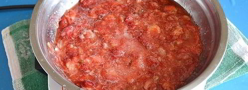 джем клубничный с желатином на зиму. Шаг 7