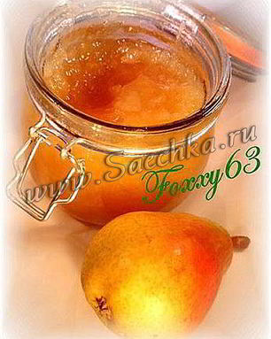 Грушево-карамельный джем с ромом