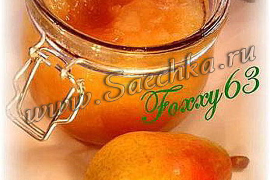 Рецепт грушева-карамельного джем с ромом
