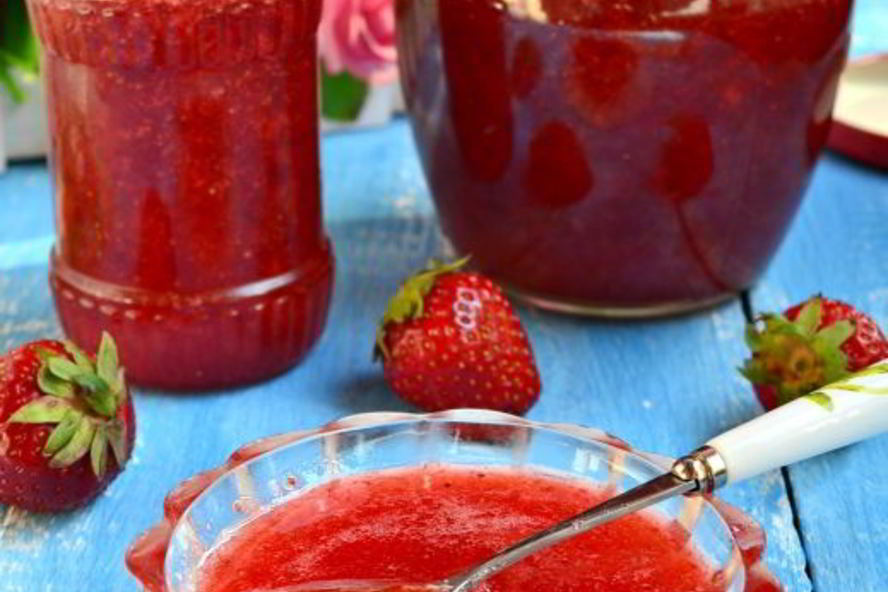 Рецепт клубничного джема без варки на зиму