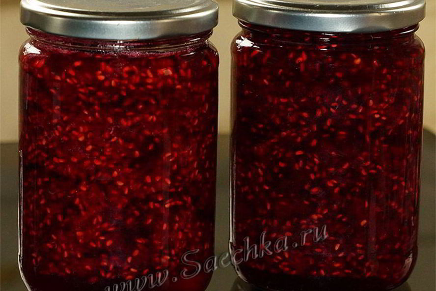 Рецепт малинового джема