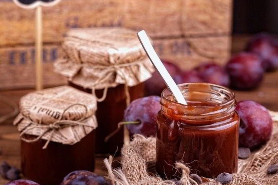 Рецепт сливового джема-соуса с горьким шоколадом