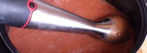 сливовый джем-соус с горьким шоколадом. Шаг 3