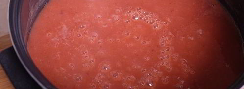 сливовый джем-соус с горьким шоколадом. Шаг 5