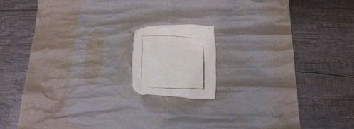 слоеные булочки с малиновым джемом. Шаг 4