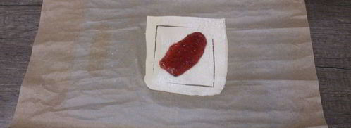 слоеные булочки с малиновым джемом. Шаг 5