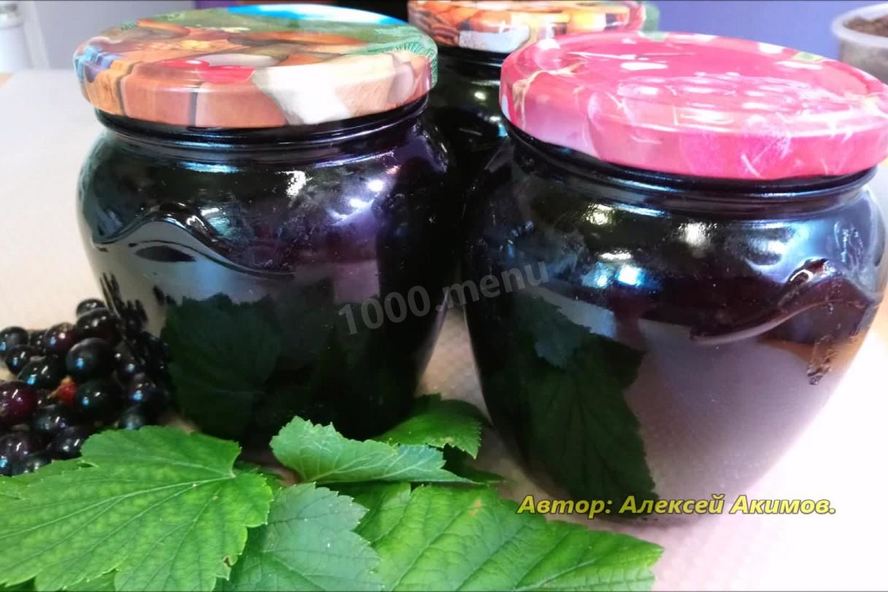 Рецепт смородинового джема из черной смородины на зиму