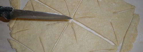 творожные вертушки с джемом. Шаг 4