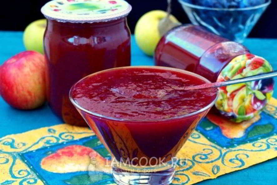 Рецепт яблочно-сливового джем на зиму