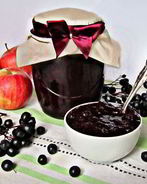 Яблочный джем с черноплодной рябиной