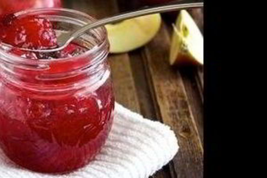 Рецепт яблочного джема с малиной