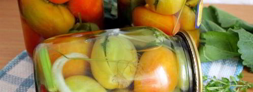 фаршированные зеленые помидоры на зиму. Шаг 10