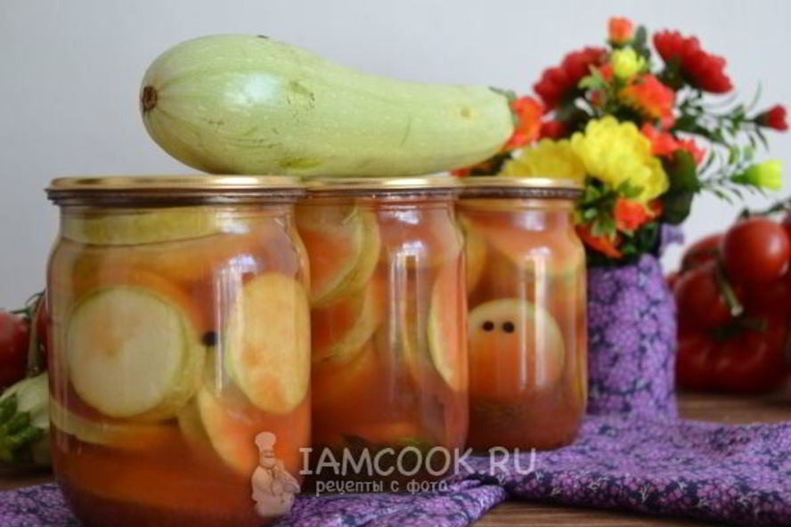 Рецепт кабачков с кетчупом чили на зиму