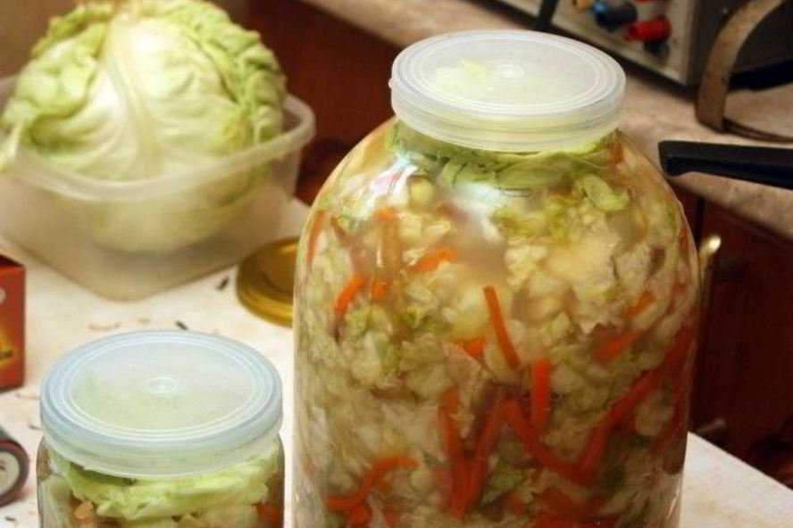 Рецепт капусты на зиму