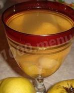 Айвовый компот из айвы