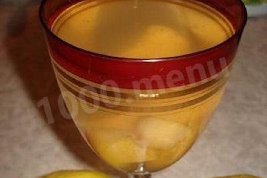 Рецепт айвового компота из айвы