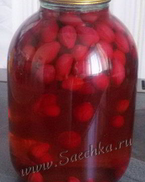 Компот из кизила