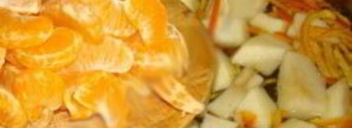 компот из мандаринов и яблок. Шаг 3