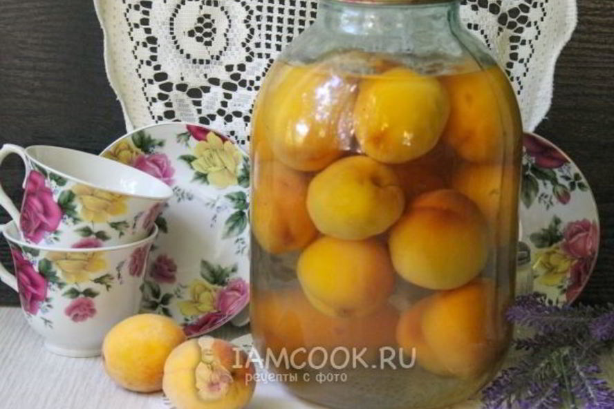 Рецепт компота из персиков на зиму