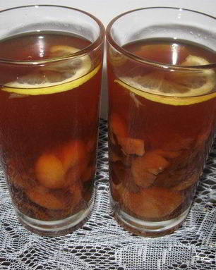 Компот из сухофруктов с лимоном