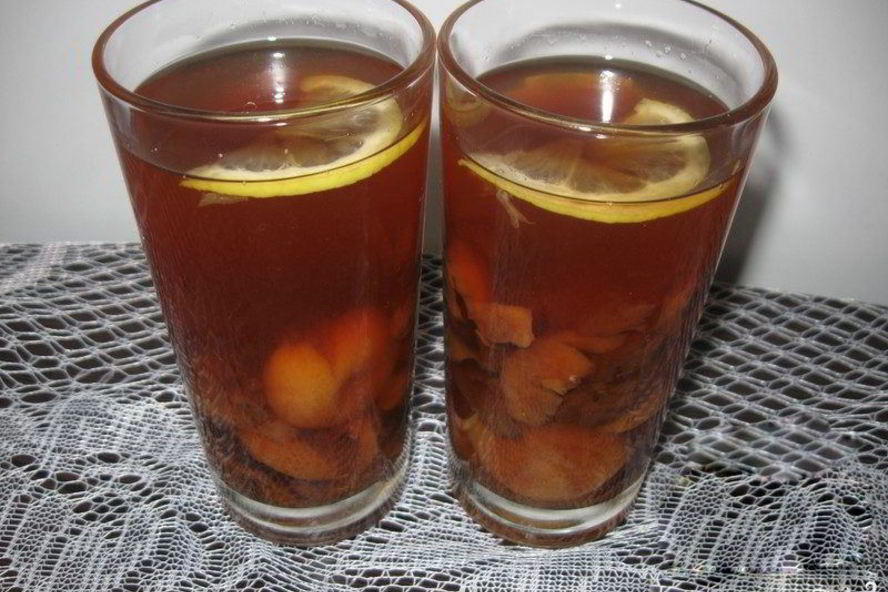 Рецепт компота из сухофруктов с лимоном